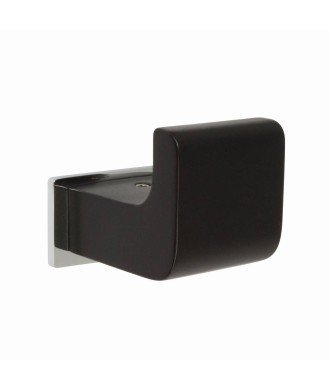 Percha adh.- negro mate