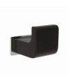 Percha adh.- negro mate