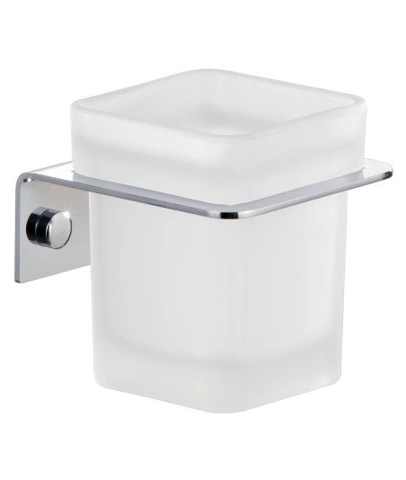Portacepillos pared - inox cepillado
