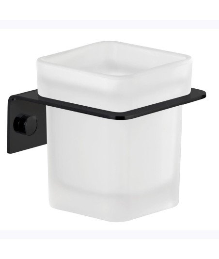 Portacepillos Pared - Negro Mate