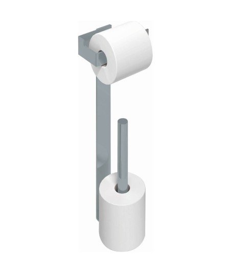 Portarrollos con reserva adh - inox cepillado