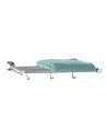 Toallero Repisa Con Perchas - Cromo 02435002