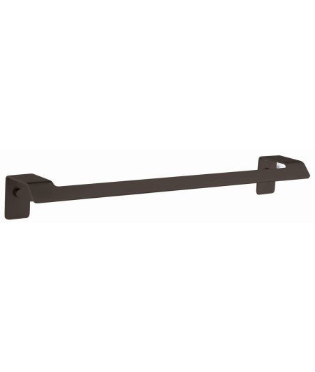 Toallero Barra 60 Cm Adhesivo - Negro Mate 02361081