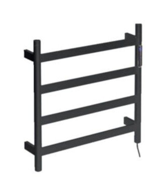 Toallero Eléctrico negro mate 47,5 cm - 01881081