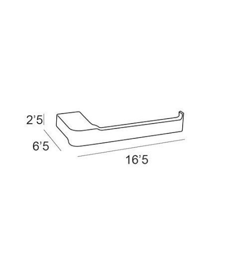 Toallero Bidet - Negro Mate 01672081