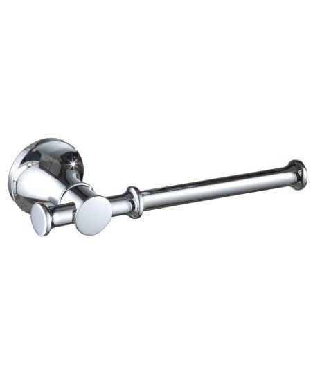 Toallero bidet / portarrollos sin tapa - cromo.