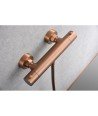 Grifería termostática oro rosa cepillado de ducha Monza imex | BTM039-5ORC