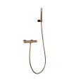 Grifería termostática oro rosa cepillado de ducha Monza imex | BTM039-5ORC