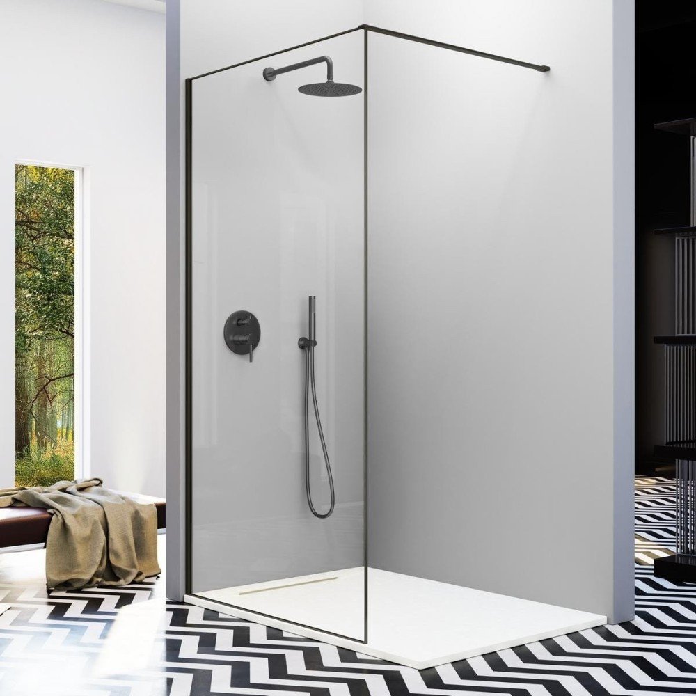 Mampara Fresh Arena FA633 05 | Perímetro negro mate