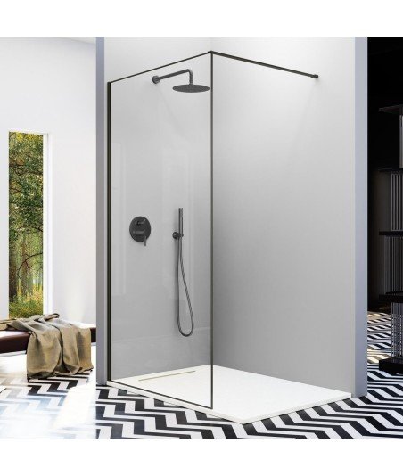 Mampara Fresh Arena FA633 05 | Perímetro negro mate