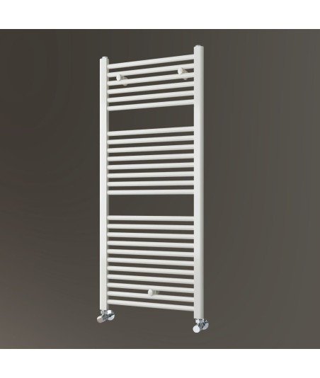 Radiador de agua toallero blanco 120x50 | Oferta