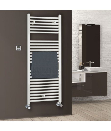 Radiador de agua toallero blanco 120x50 | Oferta