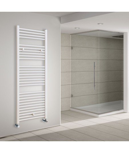 Radiador de agua toallero blanco 150x50 | Mamparas Blau