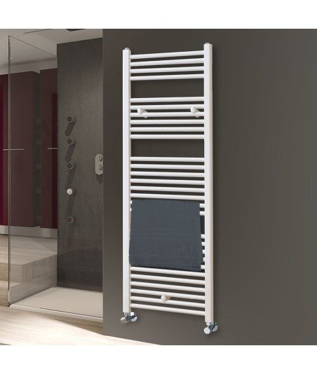 Radiador de agua toallero blanco 150x50 | Mamparas Blau