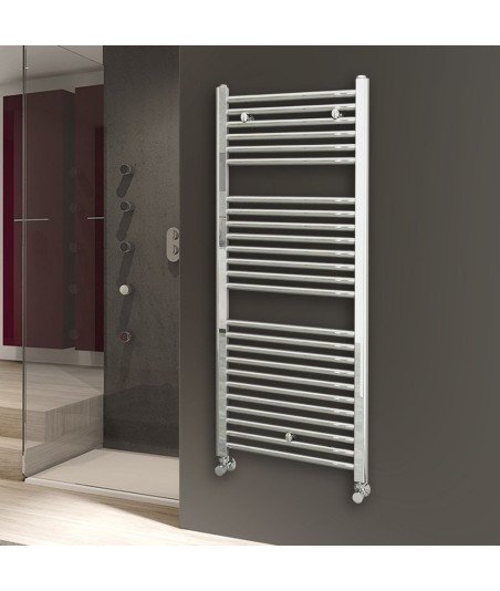 Radiador de agua toallero cromado 120x50