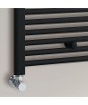 Radiador Toallero 80x50 negro | Mamparas Blau