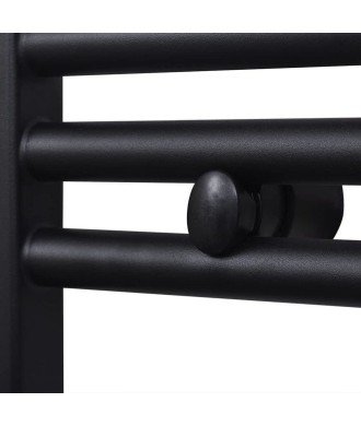 Radiador Toallero 80x50 negro | Mamparas Blau