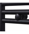 Radiador Toallero 80x50 negro | Mamparas Blau