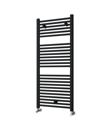 Radiador Secatoallas Negro mate 120X50