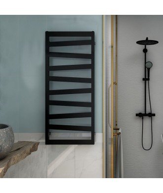 Radiador de agua toallero Scala negro 120x50