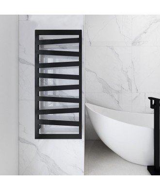 Radiador de agua toallero Scala negro 120x50