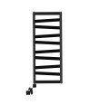 Radiador Secatoallas Electrico Step Negro mate 1200X500