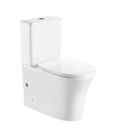 Inodoro compacto blanco Rimless Paris | Aquore 016961