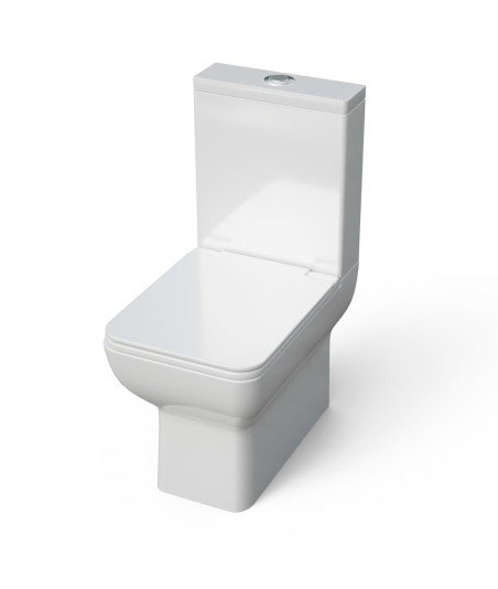 Inodoro compacto blanco Rimless Creta | Aquore 10272