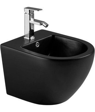 Bidé compacto negro Rimless Genova