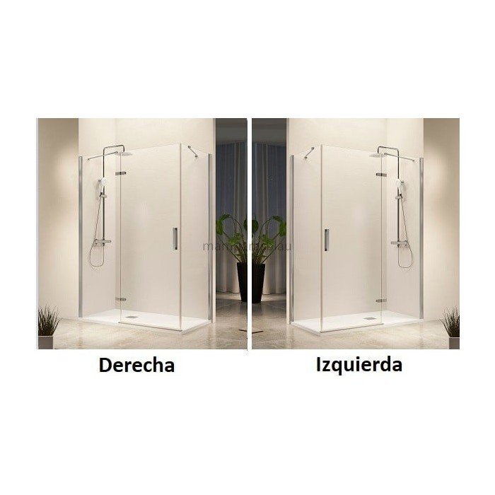 Mampara rectangular puerta abatible bisagras nardi Mampara rectangular puerta abatible bisagras nardi