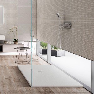 Plato de ducha de resina...