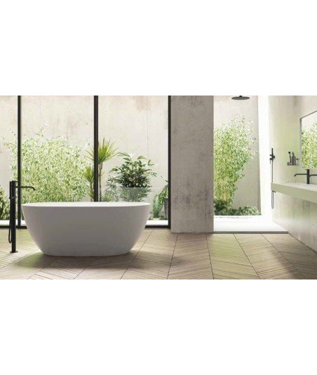 Bañera exenta de diseño Gel Coat Egeo