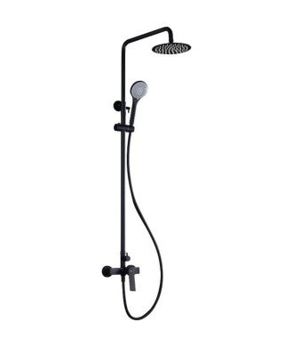 Columna de ducha negra Luxor IMEX