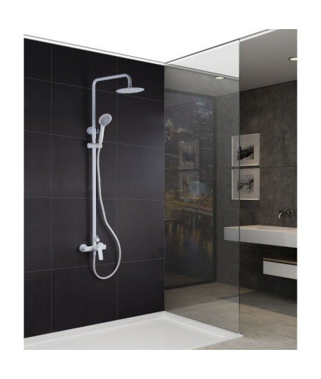 Columna de ducha blanca Luxor IMEX