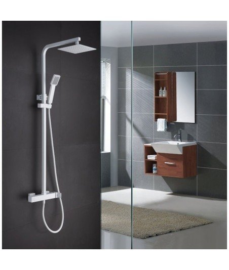 Columna de ducha blanca Fiyi IMEX