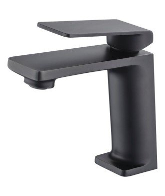 Grifo negro monomando de lavabo Fiyi IMEX