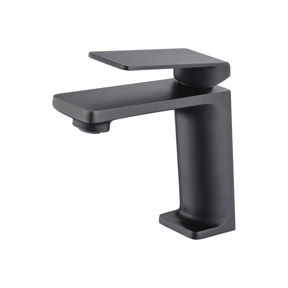 Grifo negro monomando de lavabo Fiyi IMEX