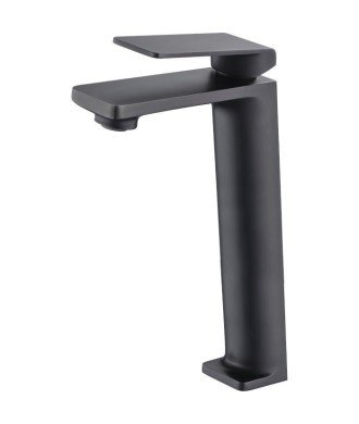 Grifo negro caño alto de lavabo Fiyi IMEX