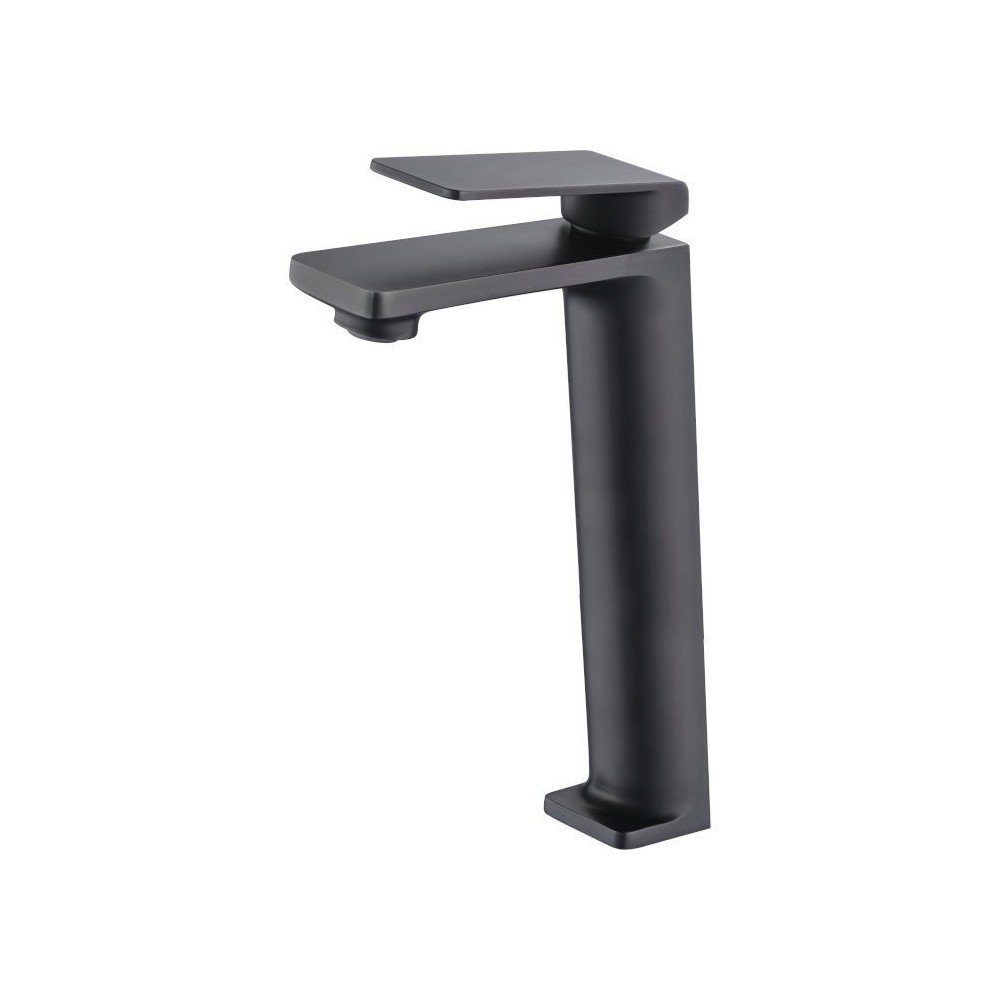 Grifo negro caño alto de lavabo Fiyi IMEX