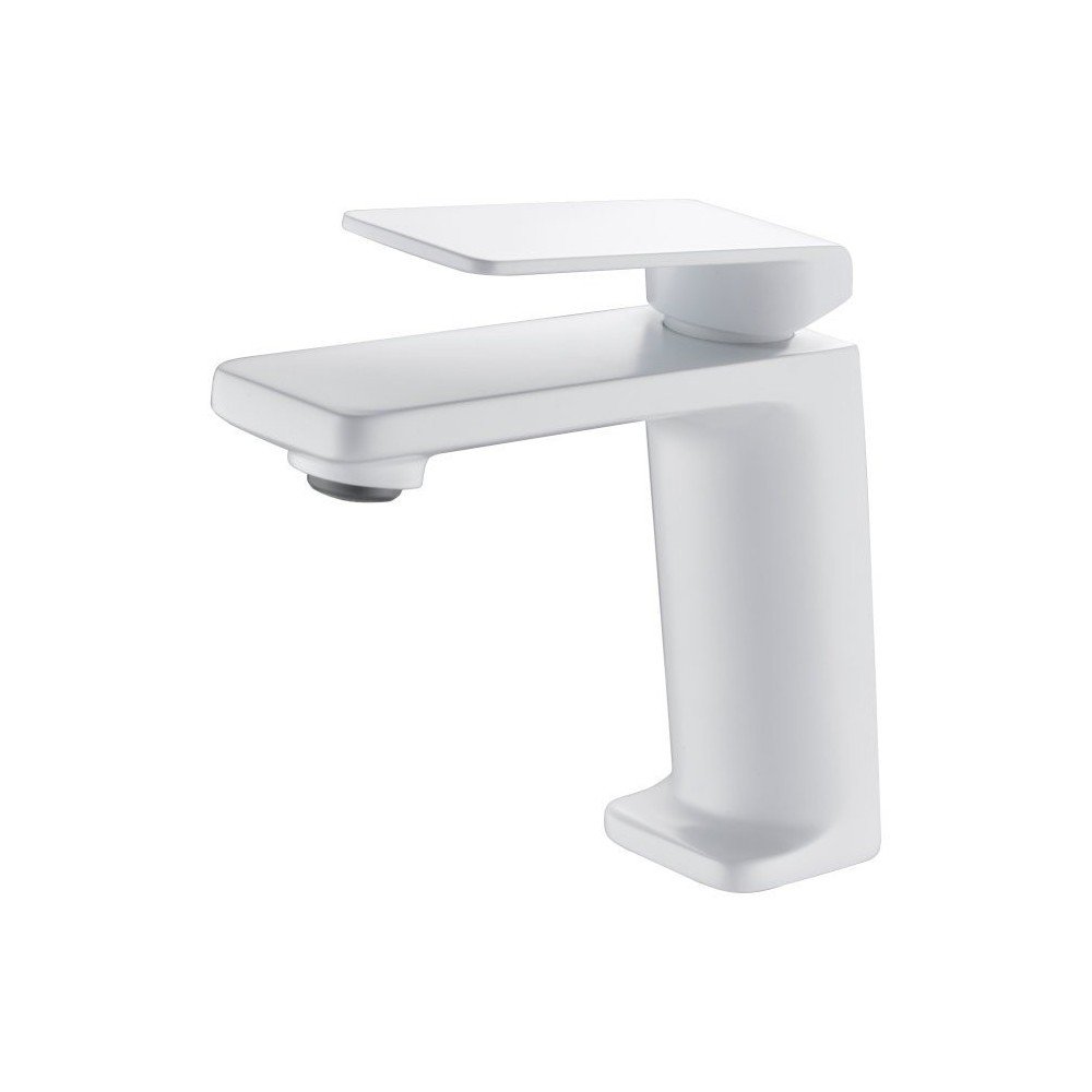 Grifo blanco monomando de lavabo Fiyi IMEX