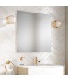 Pack Mueble de baño NORDIC 80 roble blanco mate
