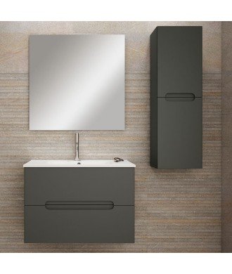 Pack Mueble de baño VISION 80 grafito mate