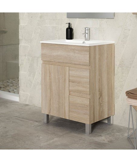 Mueble + Lavabo BASIC 60 cambrian