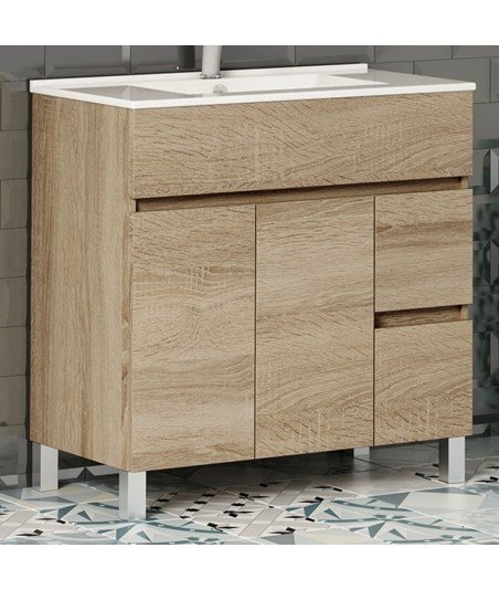 Mueble + Lavabo BASIC 80 cambrian