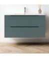 Mueble + Lavabo BORNEO 60 Azul Oceano 2 Cajones