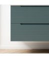 Mueble + Lavabo BORNEO 60 Azul Oceano 2 Cajones