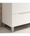 Mueble + Lavabo VISION 100 Blanco Mate 3 Cajones
