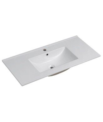 Mueble + Lavabo VISION 100 Moka 2 Cajones