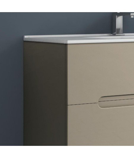 Mueble + Lavabo VISION 100 Moka 3 Cajones