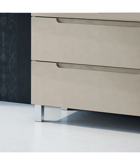 Mueble + Lavabo VISION 100 Moka 3 Cajones